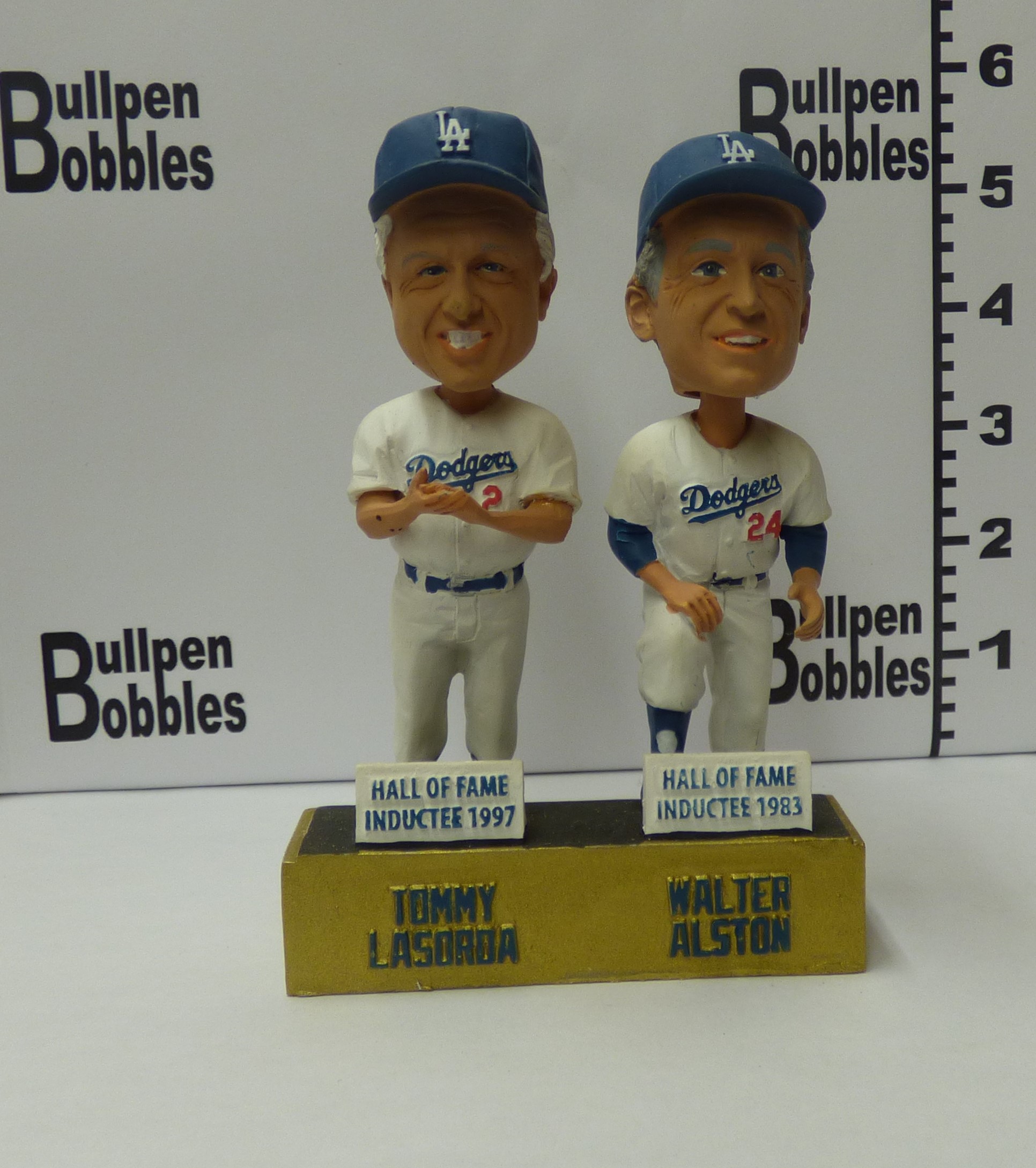 Walter Alston & Tommy Lasorda bobblehead