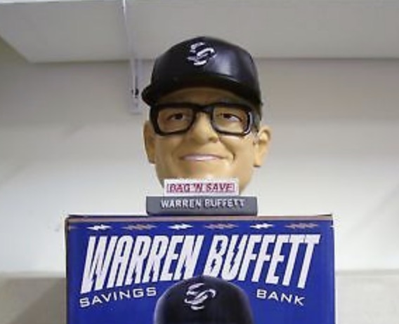 Warren Buffett (Bank) bobblehead