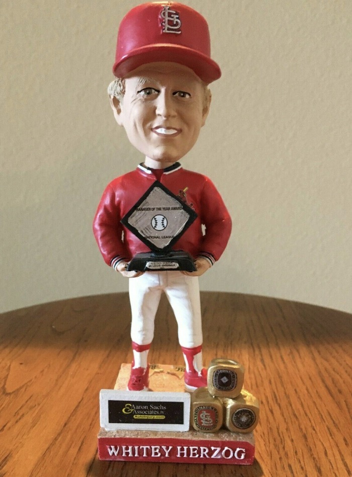 Whitey Herzog bobblehead