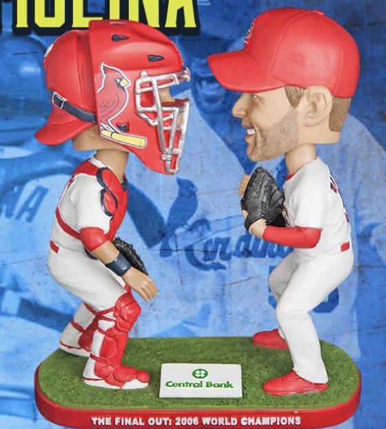 Yadier Molina & Adam Wainwright bobblehead