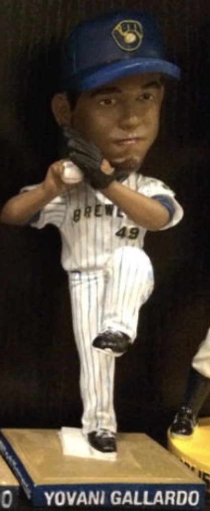 Yovani Gallardo (Variant) bobblehead