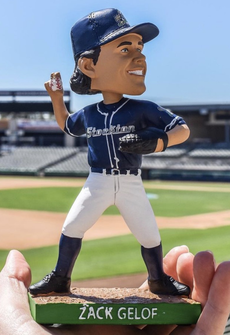 Zack Gelof bobblehead